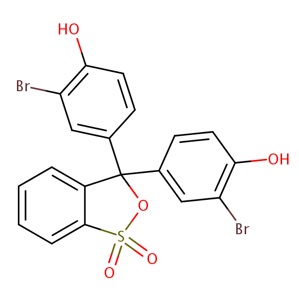 Bromophenol red structural formula