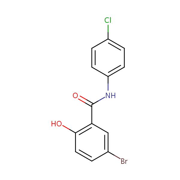 Bromosalicylchloranilide structural formula