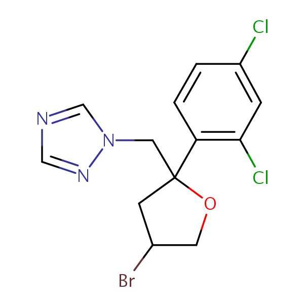 Bromuconazole structural formula