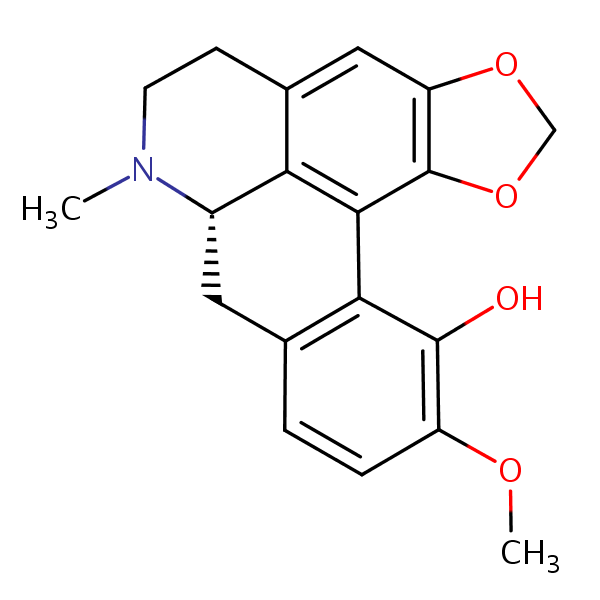 Bulbocapnine structural formula