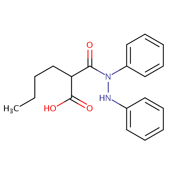 Bumadizone structural formula