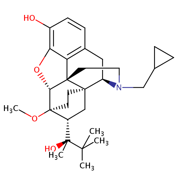 Buprenorphine structural formula