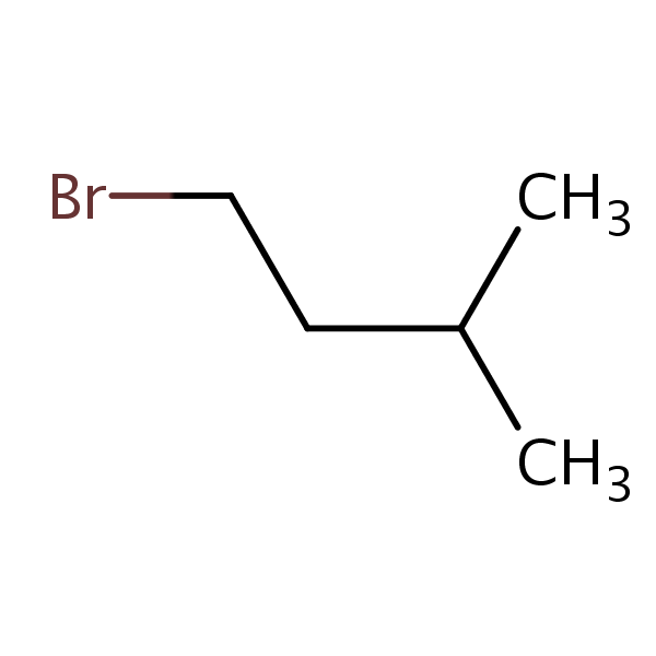 Butane, 1-bromo-3-methyl- structural formula