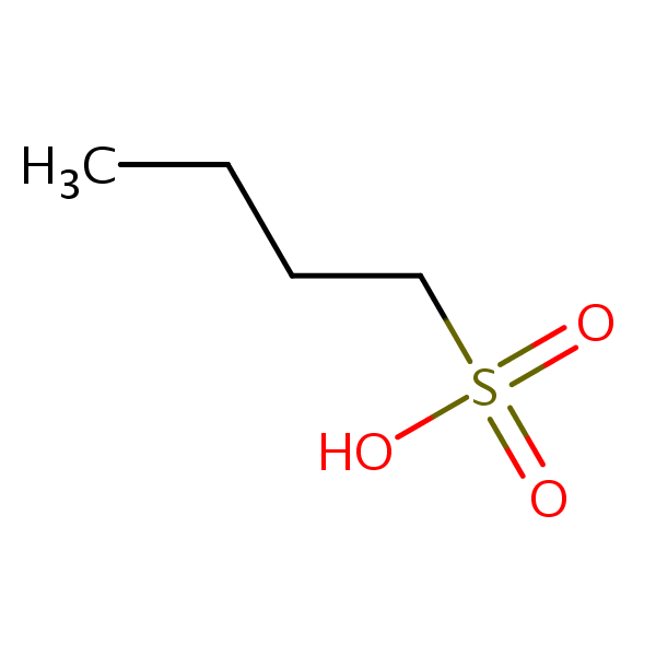 Butanesulfonic acid structural formula