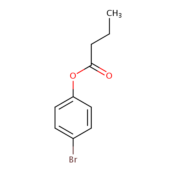 Butanoic acid, 4-bromophenyl ester (9CI) structural formula