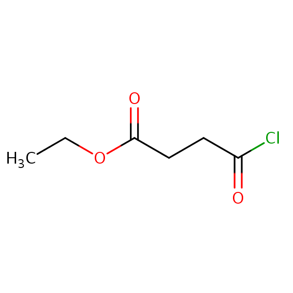 Butanoic acid, 4-chloro-4-oxo-, ethyl ester structural formula