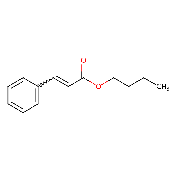 Butyl cinnamate structural formula