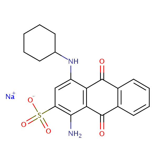 C.I. Acid Blue 62 structural formula