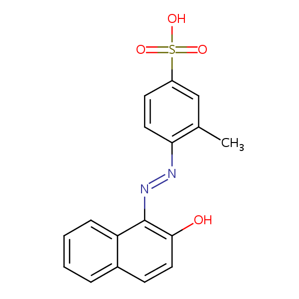 C.I. Acid Orange 8, parent structural formula