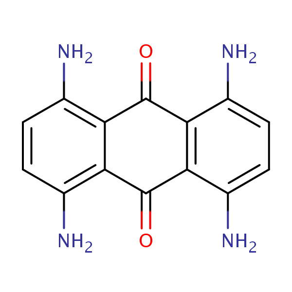 C.I. Disperse Blue 1 structural formula