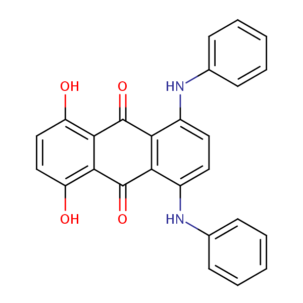 C.I. Disperse Green 5 structural formula