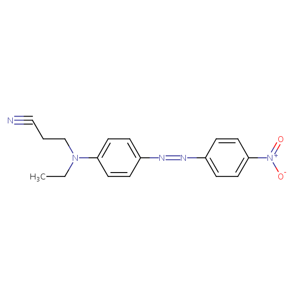 C.I. Disperse Orange 25 structural formula