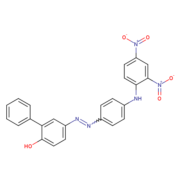 C.I. Disperse Yellow 70 structural formula