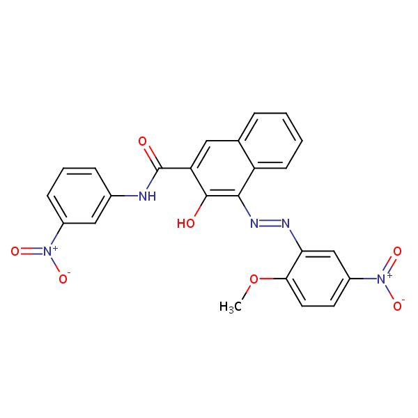 C.I. Pigment Red 23 structural formula