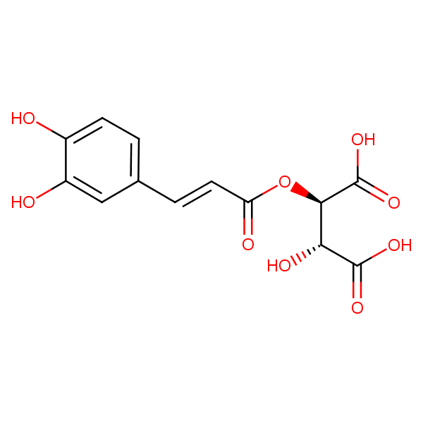 Caftaric acid structural formula