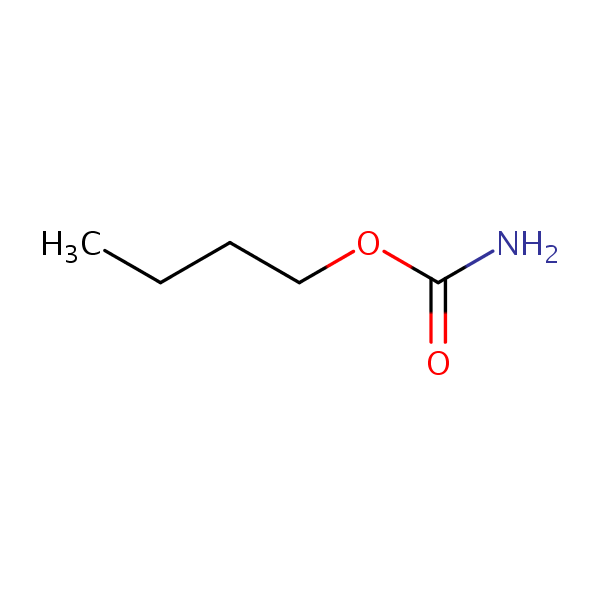 Carbamic acid, butyl ester structural formula