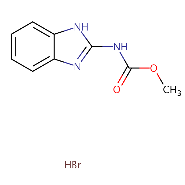 Carbendazim hydrobromide structural formula