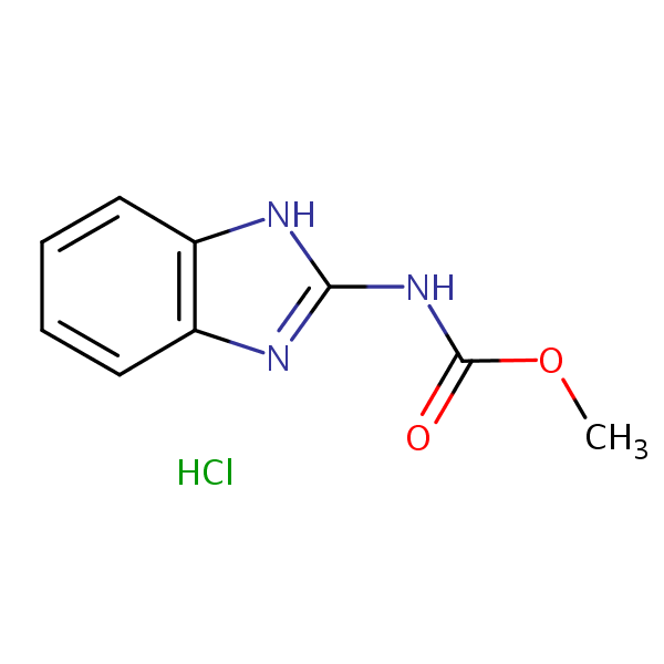 Carbendazim hydrochloride structural formula