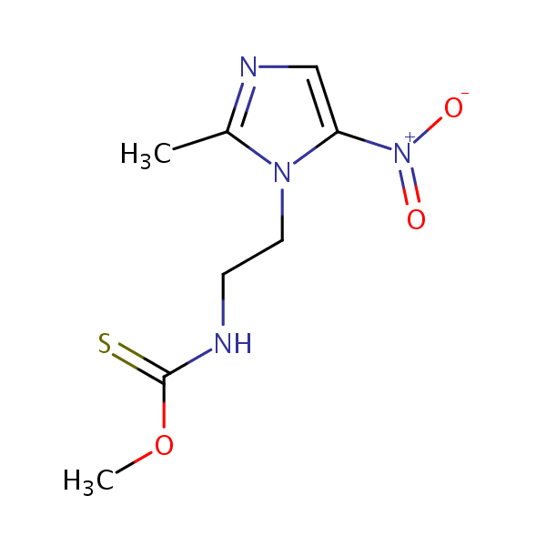Carnidazole structural formula