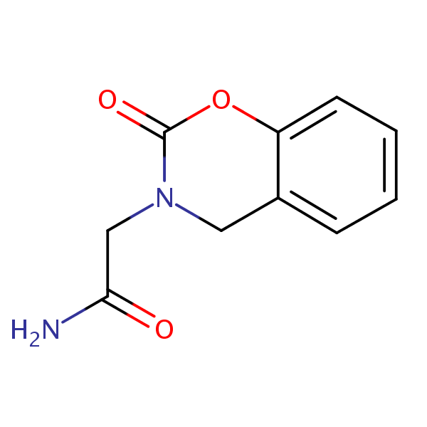 Caroxazone structural formula