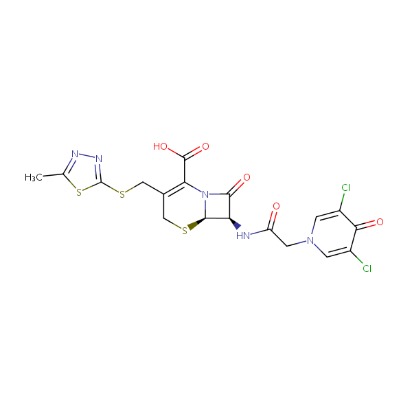Cefazedone structural formula