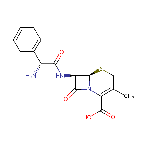 Cefradine structural formula