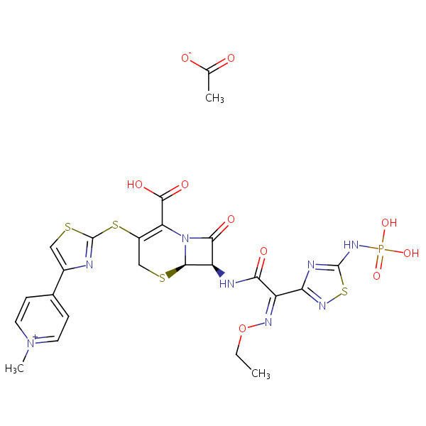 Ceftaroline fosamil acetate SIELC Technologies