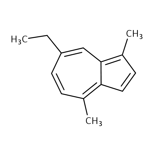 Chamazulene structural formula