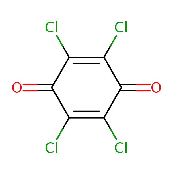 Chloranil structural formula