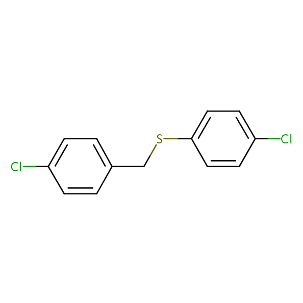 Chlorbenside structural formula