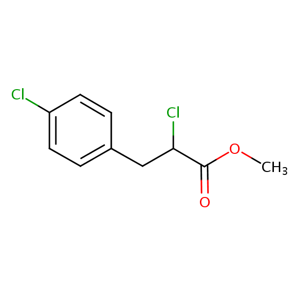 Chlorfenprop-methyl structural formula