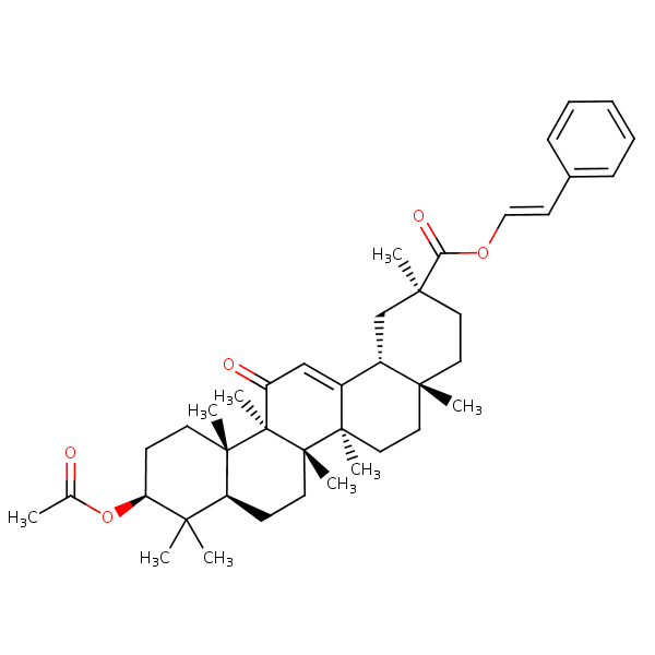 Cinoxolone structural formula