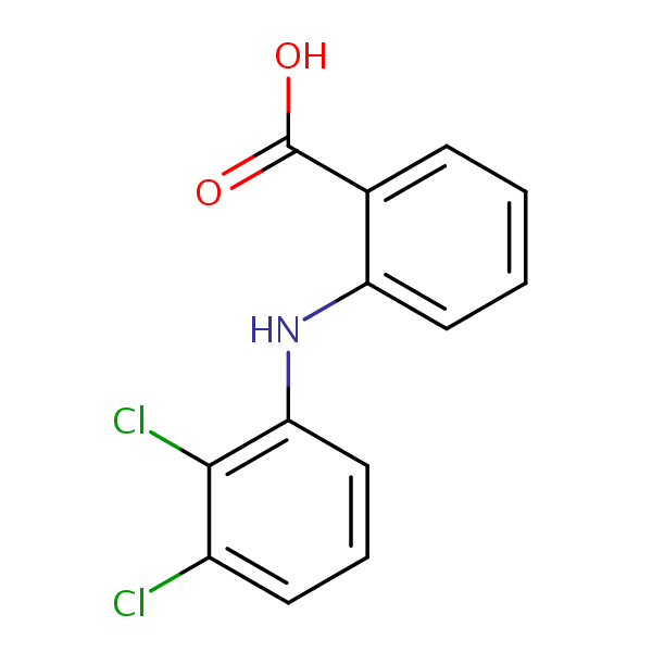 Clofenamic acid structural formula