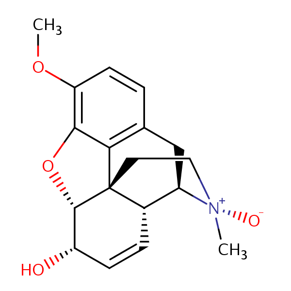 Codeine N-oxide structural formula