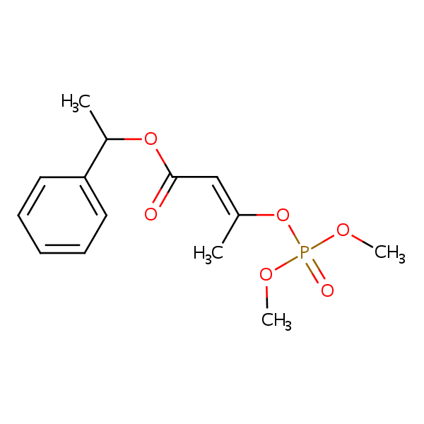Crotoxyphos structural formula