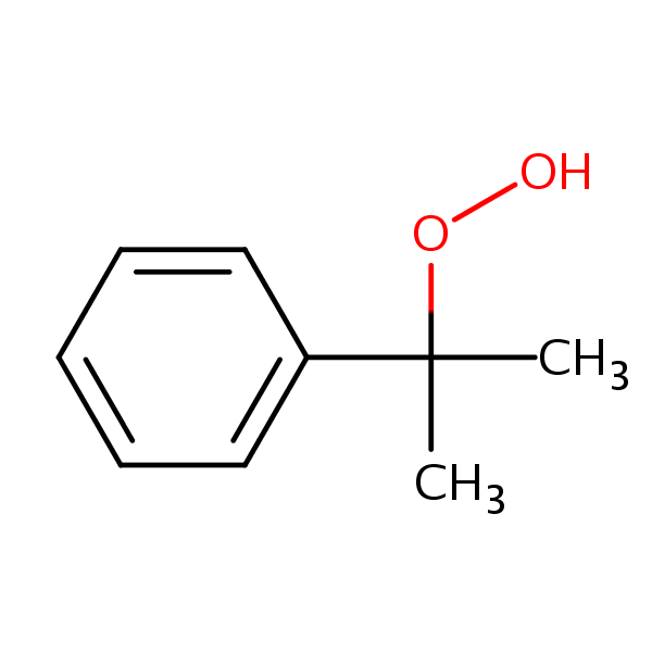 Cumene hydroperoxide structural formula