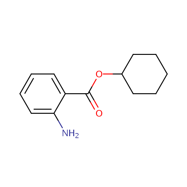 Cyclohexyl anthranilate structural formula