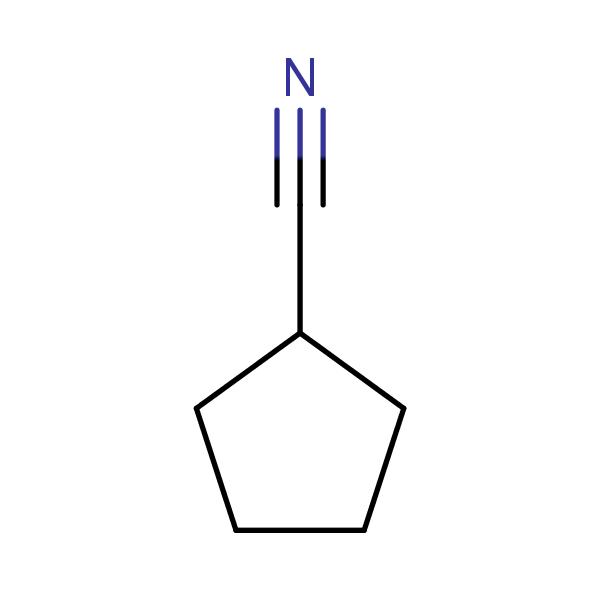 Cyclopentanecarbonitrile structural formula