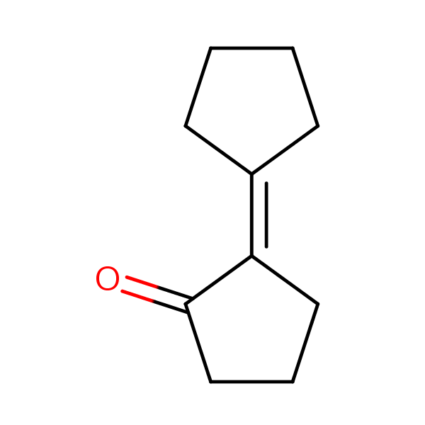 Cyclopentylidenecyclopentan-2-one structural formula