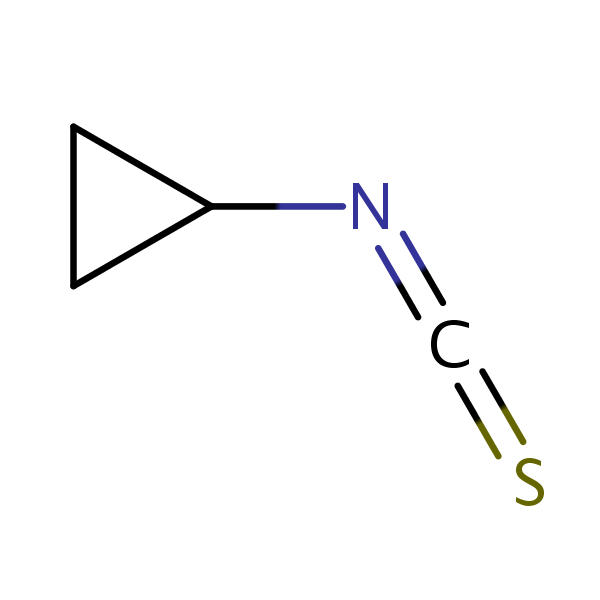 Cyclopropyl isothiocyanate structural formula
