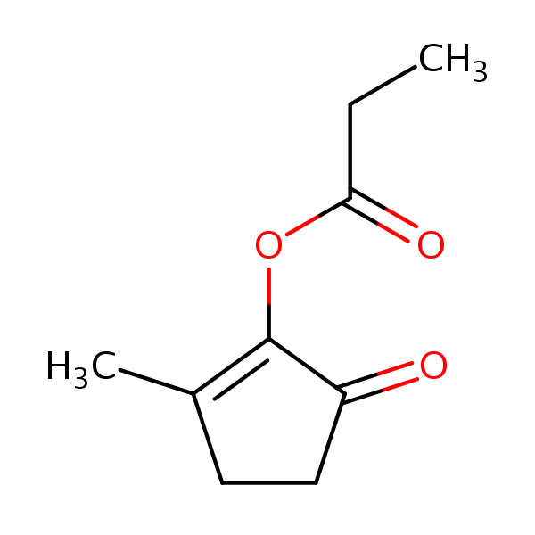 Cyclotene propionate structural formula