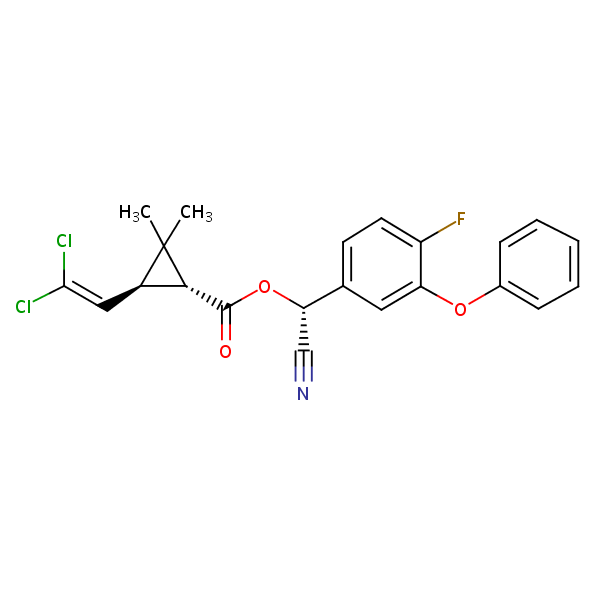 Cyfluthrin diastereoisomer III structural formula