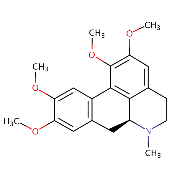 D-Glaucine structural formula