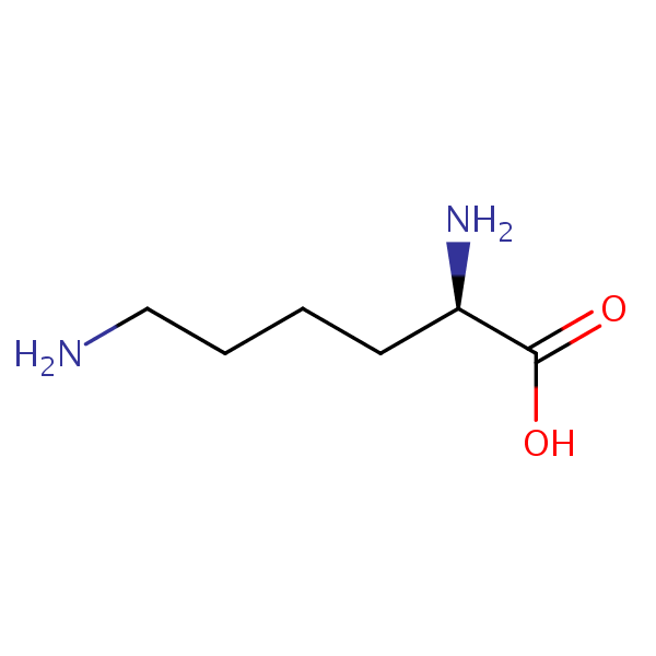 D-Lysine structural formula