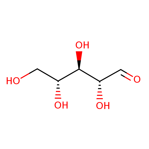 D-Ribose structural formula