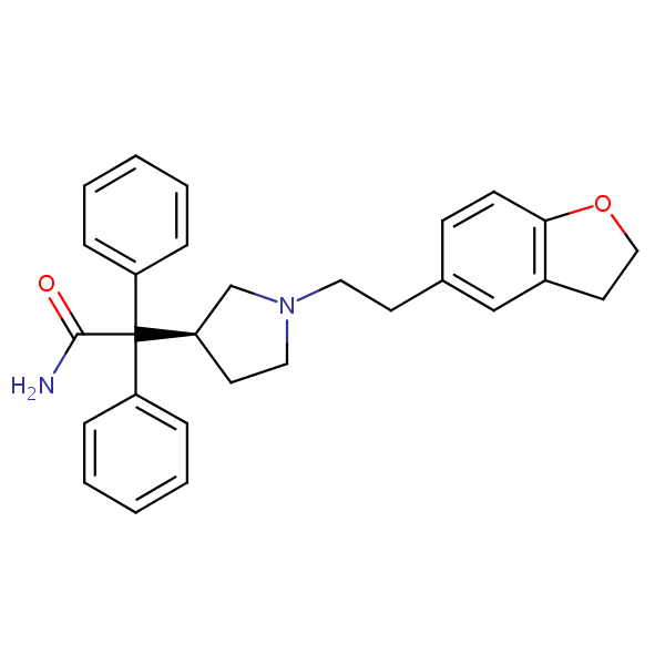 Darifenacin structural formula