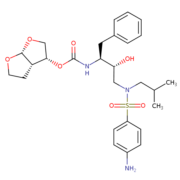 Darunavir structural formula
