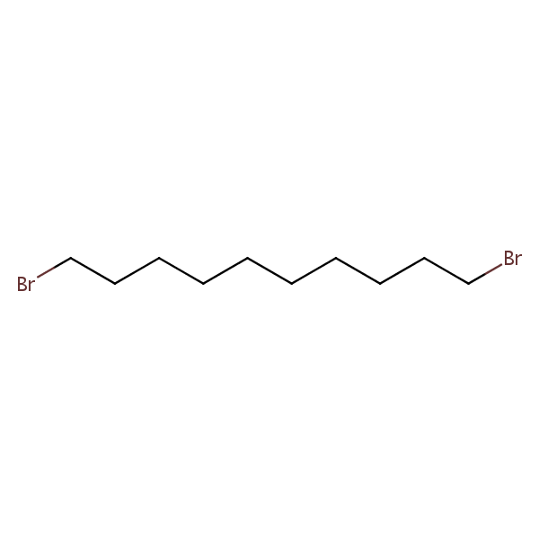 Decane, 1,10-dibromo- structural formula