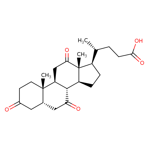 Dehydrocholic acid structural formula