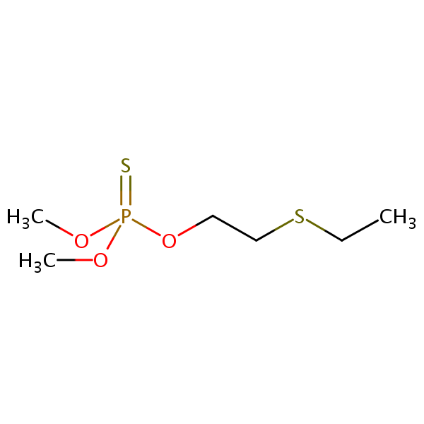 Demeton-O-methyl structural formula